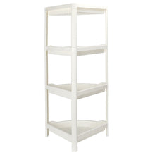 Load image into Gallery viewer, 4 Tier Bathroom Shower Rack Kitchen Corner Caddy Shelf Food Beverage Storage