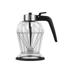 Load image into Gallery viewer, 200ml Oil Honey Syrup Dispenser Pot Jar Cup Trigger Storage Bottle Diamond Glass