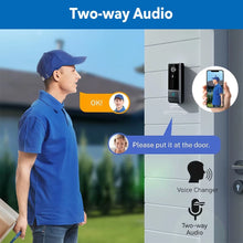 Load image into Gallery viewer, Smart WiFi Doorbell Video Door Bell Audio Intercom Night Vision Doorbell Camera