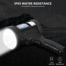 Load image into Gallery viewer, Rechargeable LED Searchlight Handheld 200000 Lm Spotlight Flashlight Side Light Torch