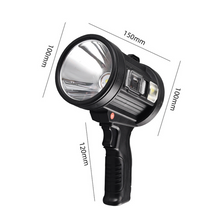 Load image into Gallery viewer, Rechargeable LED Searchlight Handheld 200000 Lm Spotlight Flashlight Side Light Torch
