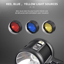 Load image into Gallery viewer, Rechargeable LED Searchlight Handheld 200000 Lm Spotlight Flashlight Side Light Torch