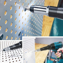 Load image into Gallery viewer, Cordless Electric Rivet Gun Brushless Automatic Blind Tool Skin with 4 Rivets for Makita 18V Li-ion Battery
