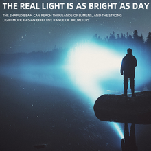 Load image into Gallery viewer, Rechargeable LED Searchlight Handheld 200000 Lm Spotlight Flashlight Side Light Torch