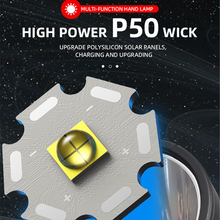 Load image into Gallery viewer, Rechargeable LED Searchlight Handheld 200000 Lm Spotlight Flashlight Side Light Torch