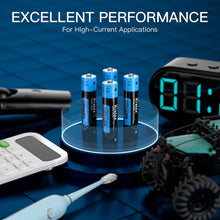 Load image into Gallery viewer, Kratax 1.5V AAA Rechargeable Lithium Batteries Triple A Batteries 1100mWh 1600x