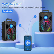 Load image into Gallery viewer, 2000W Bluetooth 5.0 Wireless Speaker Portable Party Outdoor Stereo Subwoofer Heavy Bass Sound System Mic
