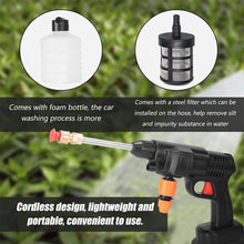 Load image into Gallery viewer, Cordless Electric High Pressure Water Spray Gun Car Washer Cleaner With 2 Battery