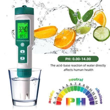 Load image into Gallery viewer, Digital PH Meter TDS EC Salinity Temperature Swimming Pool Water Quality Monitor Tester