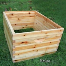 Load image into Gallery viewer, Wooden Beekeeping Beehive House +7PCS Upgraded Auto Honey Bee comb Hive Frame
