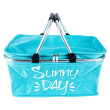 Load image into Gallery viewer, Bag Insulated Cooler With Padded Carry Handles Pink / Blue 48cm x 28cm x 24cm