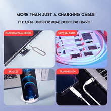 Load image into Gallery viewer, 5-in-1 Phone Charging Cable Kit USB Data Cord Organizer Storage Box Portable Travel Case