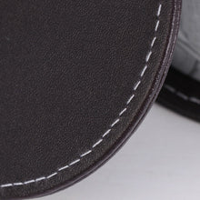 Load image into Gallery viewer, PU Leather Coaster Set with Holder Set Round Heat Insulation Cup Mat Drink Coast