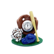 Load image into Gallery viewer, Baseball Set Clock Gift Idea