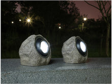 Load image into Gallery viewer, LED Solar Simulation Stone Lamp Outdoor Light Garden Lawn Decorative Lighting