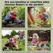Load image into Gallery viewer, Height Adjustable 360° Rotate Gardening Seat Rolling Wheels Stool Kneeling Pad
