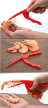 Load image into Gallery viewer, Set of 2 Prawn Peeler Shrimp Peeling Shell Removing Seafood Kitchen Tool