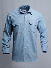 Load image into Gallery viewer, Made in Australia Mens Long Short Sleeve Cotton Twist Countryman Men Shirt 11118