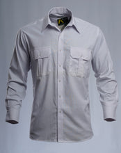 Load image into Gallery viewer, Made in Australia Mens Long Short Sleeve Shirt Plain Oxford Countryman Men Clothing 10618