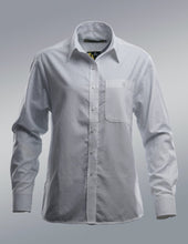 Load image into Gallery viewer, Made in Australia Women Long Short Sleeve Ladies Shirt White Classic 610316