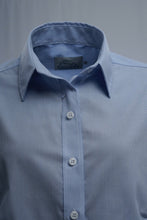 Load image into Gallery viewer, Made in Australia Women Long Short Sleeve Pin Stripe Shirt Ladies Classic Blouse 610410