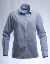 Load image into Gallery viewer, Made in Australia Women Long Short Sleeve Pin Stripe Shirt Ladies Classic Blouse 610410