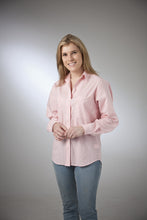 Load image into Gallery viewer, Made in Australia Women Long Short Sleeve Check Shirt Ladies Classic Blouse 610217