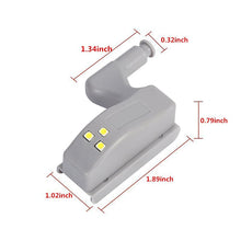 Load image into Gallery viewer, 10x LED Hinge Cabinet Lights Smart Sensor Closet Cupboard Wardrobe Kitchen Light
