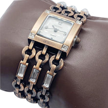 Load image into Gallery viewer, White Shell Dial Bronze Bracelet Lady Watch w/Gift Box