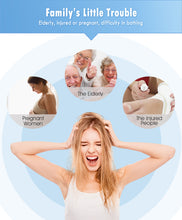 Load image into Gallery viewer, Swivel Shower Chair Seat Adjustable Bath Stool Aluminum Bench