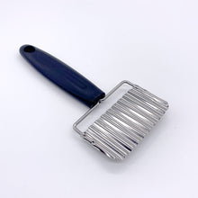 Load image into Gallery viewer, Kitchen Stainless Steel Crinkle Chips Cutter and Knife for Potato Vegetable Chop Blade Cooking Tools