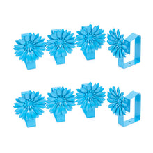 Load image into Gallery viewer, Set of 8 Metal Flower Table Cloth Cover Clip Clamp Holder for Picnic Party Wedding