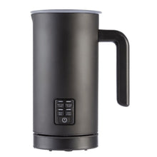 Load image into Gallery viewer, Electric Automatic Milk Frother and Warmer Coffee Cappuccino Latte Foamer Black