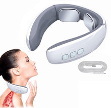 Load image into Gallery viewer, Portable Lymphatic Relief USB Rechargeable Neck Massager EMS Neck Acupoint Massage Device 6 Model
