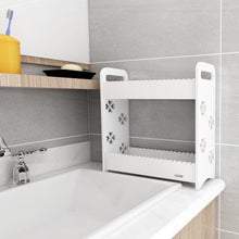 Load image into Gallery viewer, Multi-Function 2Tier Organizer Cosmetic Holder Storage Box Rack Shelf Kitchen Home
