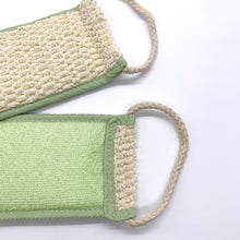 Load image into Gallery viewer, Bamboo Fiber Double Side Body Back Scrubbing Strap Bath Sponge Shower Massage Spa Scrubber