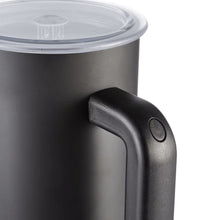 Load image into Gallery viewer, Electric Automatic Milk Frother and Warmer Coffee Cappuccino Latte Foamer Black