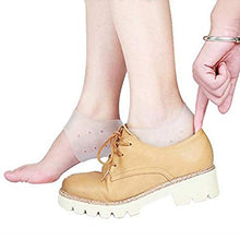 Load image into Gallery viewer, 1 Pair Silicone Gel Heel Socks Protector Cracked Foot Skin Care Sleeve Pain Relief