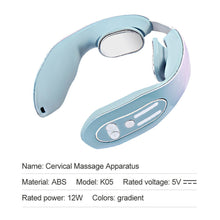 Load image into Gallery viewer, Portable Lymphatic Relief Neck Massager EMS Neck Acupoints Massage Device