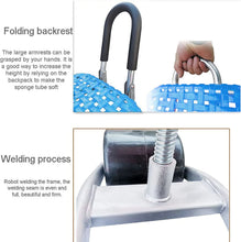 Load image into Gallery viewer, Height Adjustable 360° Rotate Gardening Seat Rolling Wheels Stool Kneeling Pad