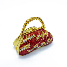 Load image into Gallery viewer, Antique Pouch Handbag Clock Jewelry Box Christmas Gift Idea