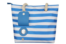 Load image into Gallery viewer, Large Capacity Striped Messenger Insulated Red Wine Bag Tote for Beach Party Outdoor