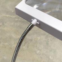 Load image into Gallery viewer, 6 LED Lights Floor & Table Magnifying Lamp Magnifier Glass Flexible Neck