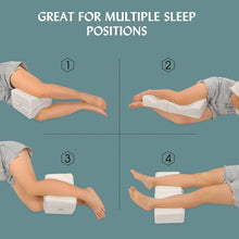 Load image into Gallery viewer, 2-in-1 Extendable Memory Foam Gel Leg Knee Pillow Comfortable Cushion for Side Sleepers, Pregnancy, Spine Alignment and Pain Relief
