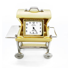 Load image into Gallery viewer, BBQ Oven with Wheels Desktop Clock Watch Christmas Birthday Gift Home Decor