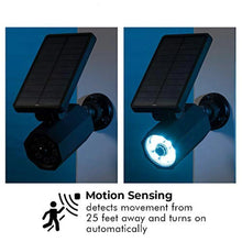 Load image into Gallery viewer, Solar Powered 8 LED PIR Motion Sensor Spotlight Garden Outdoor Security Light