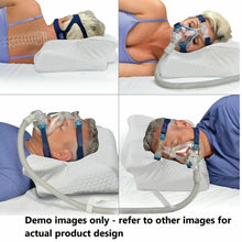 Load image into Gallery viewer, Memory Foam CPAP Pillow Side Sleepers Sleep Apnea Snoring Machine Stop Mask Leaks
