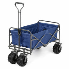 Load image into Gallery viewer, Big Wheels Heavy Duty Folding Beach Garden Wagon Cart Outdoor Camping Trolley