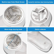 Load image into Gallery viewer, Portable Electric Lint Remover Sweater Fabric Shaver Cloth Hairball Fluff Trimmer Cleaner