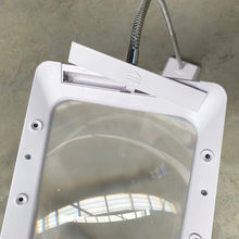 Load image into Gallery viewer, 6 LED Lights Floor & Table Magnifying Lamp Magnifier Glass Flexible Neck